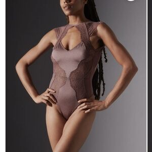 Thistle And Spire Minna Lace Bodysuit, XS